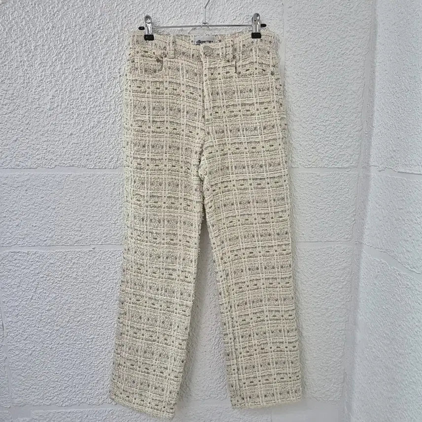 [BUNJANG] Glowny Tweed Pants / 글로니 트위드 바지 팬츠