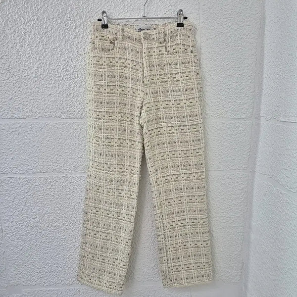 [BUNJANG] Glowny Tweed Pants / 글로니 트위드 바지 팬츠