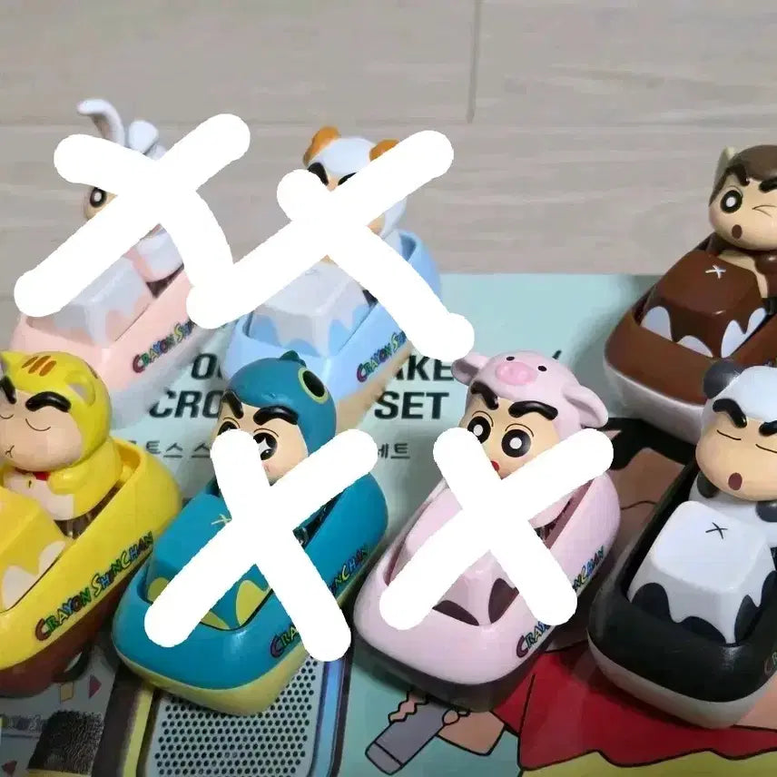 [BUNJANG] Crayon Shin-chan Animal Series Keycap Keyring (Opened) / 짱구는 못말려 동물 시리즈 키캡 키링 8종 -단순개봉