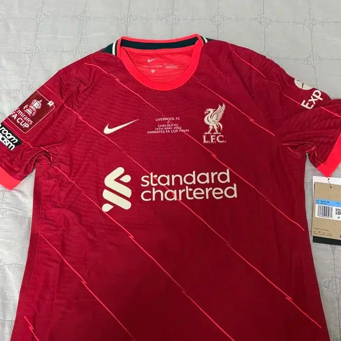 [BUNJANG] Liverpool FC 21/22 Season Sadio Mané FA Cup Final MDT Authentic Jersey (Size M) / 21/22시즌 마네 FA컵 결승MDT 어센틱 새상품 택체 M