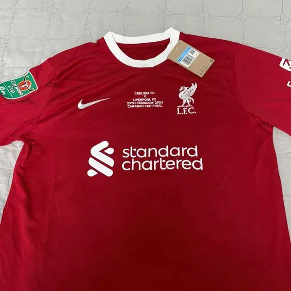 [BUNJANG] Liverpool Virgil van Dijk 23/24 Carabao Cup Final MDT Jersey / 23/24시즌 리버풀 반다이크 카라바오컵 결승 MDT 새상품 택체