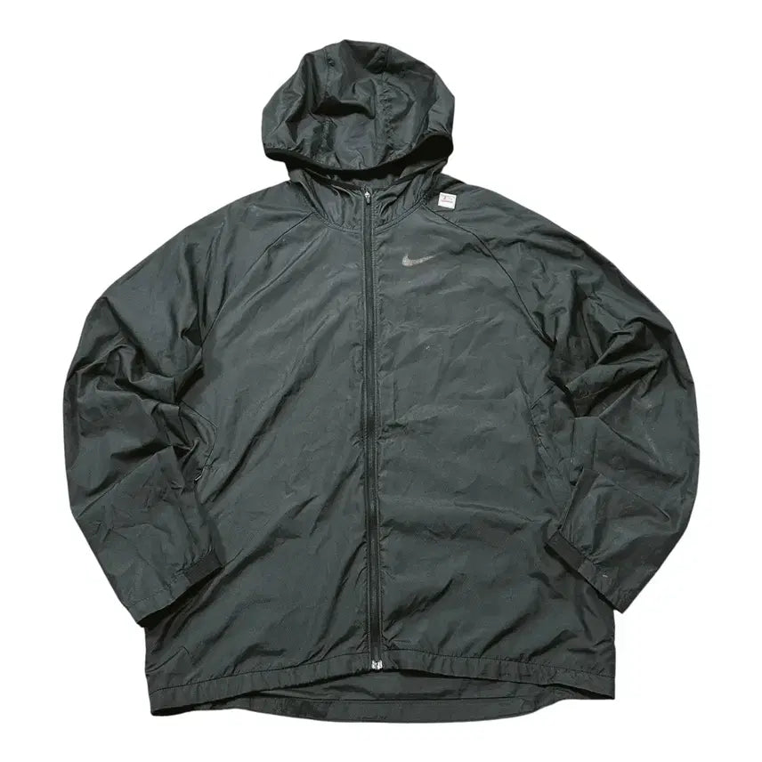 [BUNJANG] Nike Running Lightweight Black Windbreaker / (만원 빈티지) 나이키 러닝 경량 블랙 바람막이