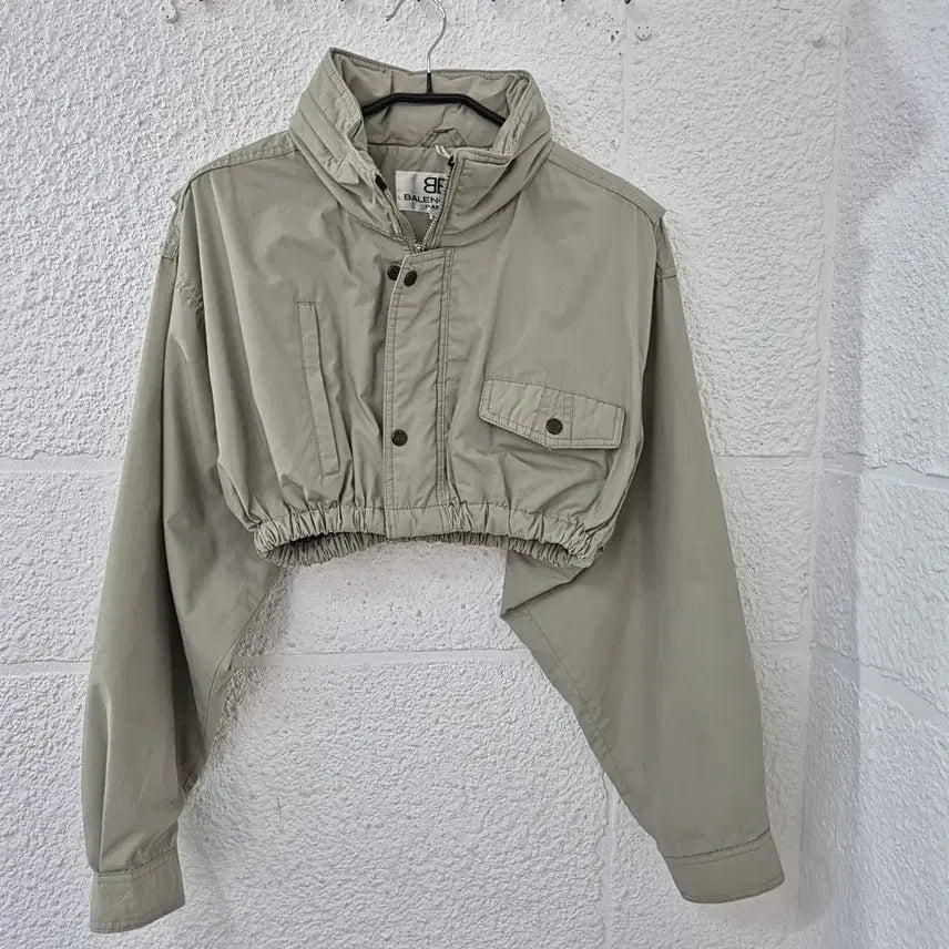 [BUNJANG] Balenciaga Upcycling Cropped Jacket Beige / 발렌시아가 업사이클링 크롭 자켓 베이지