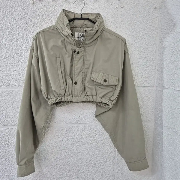 [BUNJANG] Balenciaga Upcycling Cropped Jacket Beige / 발렌시아가 업사이클링 크롭 자켓 베이지