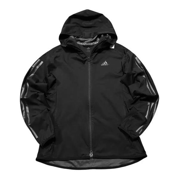 [BUNJANG] Adidas Women's Black Windbreaker XL / (만원 빈티지) 아디다스 여성 블랙 바람막이