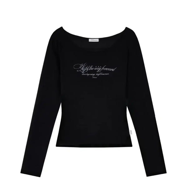 [BUNJANG] Clishier Clean Club Letter Top Black / (새상품) 클리시어 클린 클럽 레터 탑 블랙