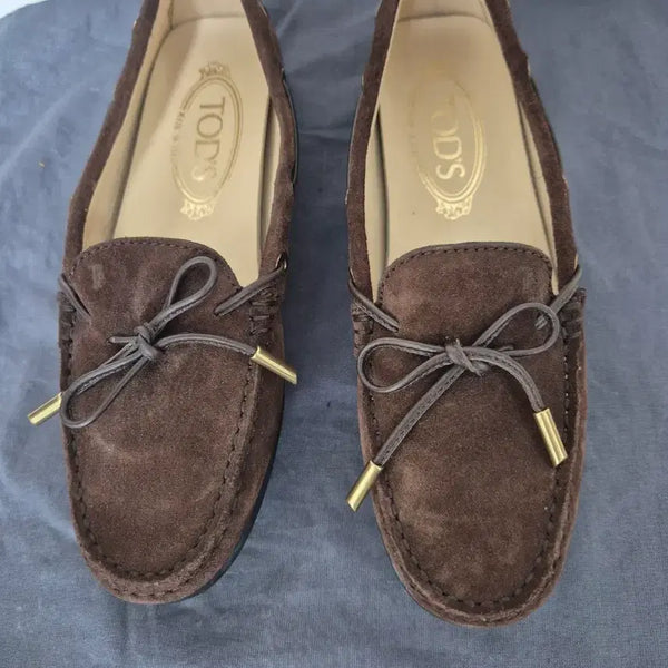 [BUNJANG] Tod's Suede Loafers Brown Size 225 / 토즈로퍼 225사이즈