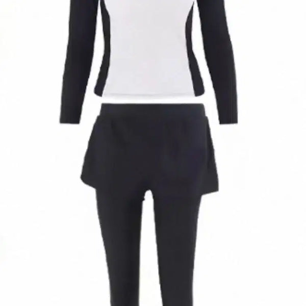 [BUNJANG] Women's 2-Piece Rash Guard Swimsuit Set / 래쉬가드 여성 수영복 2피스 세트