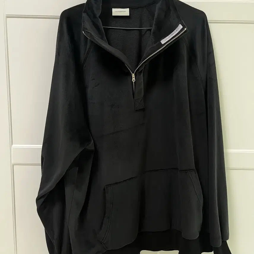 [BUNJANG] Jichoi Comfort 24-005 Fleece Pullover Black Size 3 / 지초이컴포트 24-005 플리스 풀오버 블랙 3사이즈