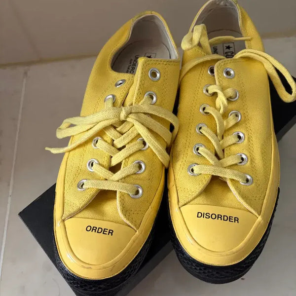 [BUNJANG] Converse x Undercover Yellow Sneakers / 컨버스 언더커버 옐로우 245