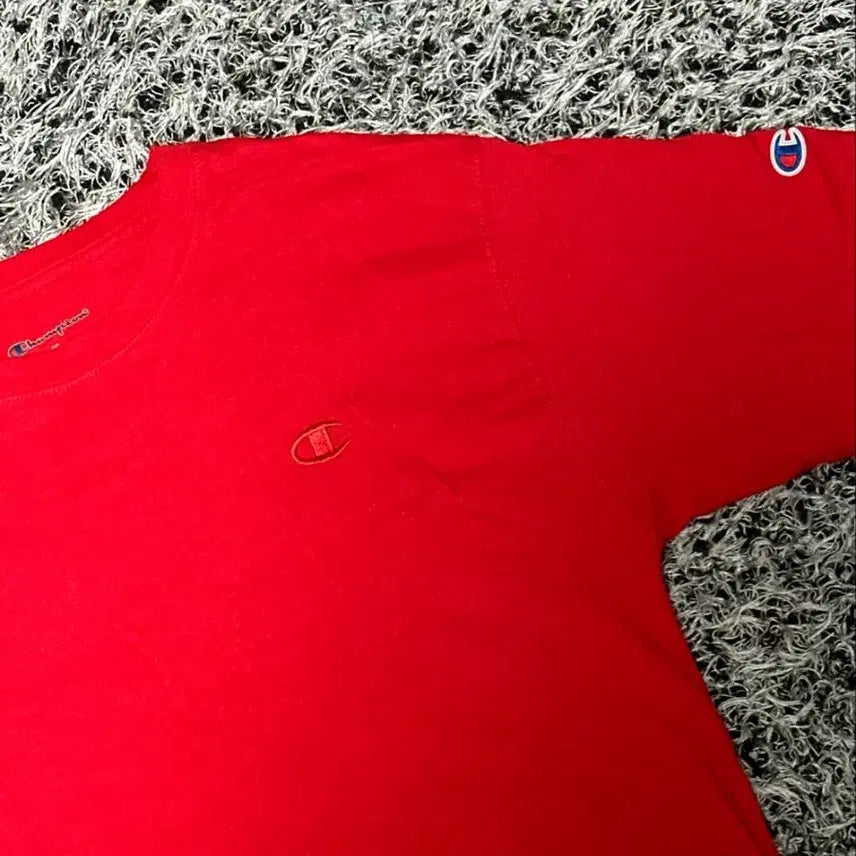 [BUNJANG] Champion T-Shirt Red M / 챔피온 반팔티 레드 M