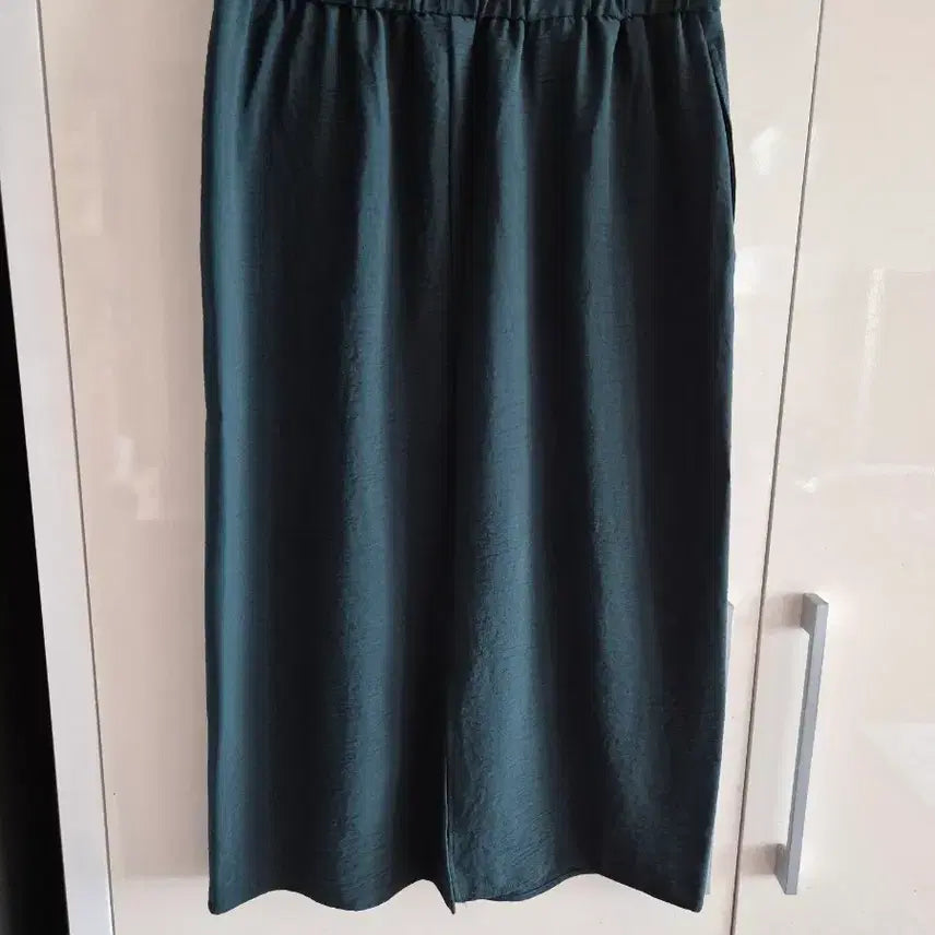 [BUNJANG] Georges Rech H-Line Long Skirt Deep Green / 기본 H라인 롱 스커트 짙은 녹색(조르쥬레쉬)
