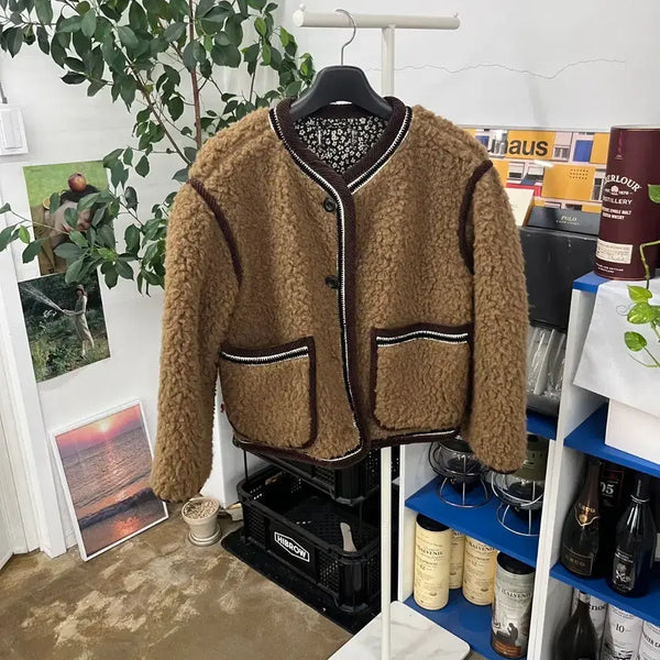 [BUNJANG] Beaker Women's Fur Jacket / 비이커 우먼 퍼 자켓 1