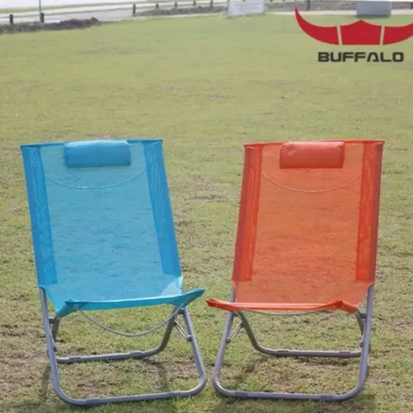 [BUNJANG] Buffalo Mesh Cool Beach Camping Chair / [버팔로] 메쉬 쿨비치 캠핑 체어 2color