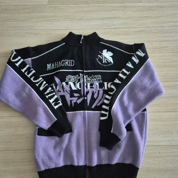 [BUNJANG] Mahagrid x Evangelion Knit M Size / 마하그리드 에반게리온 니트 m사이즈 판매