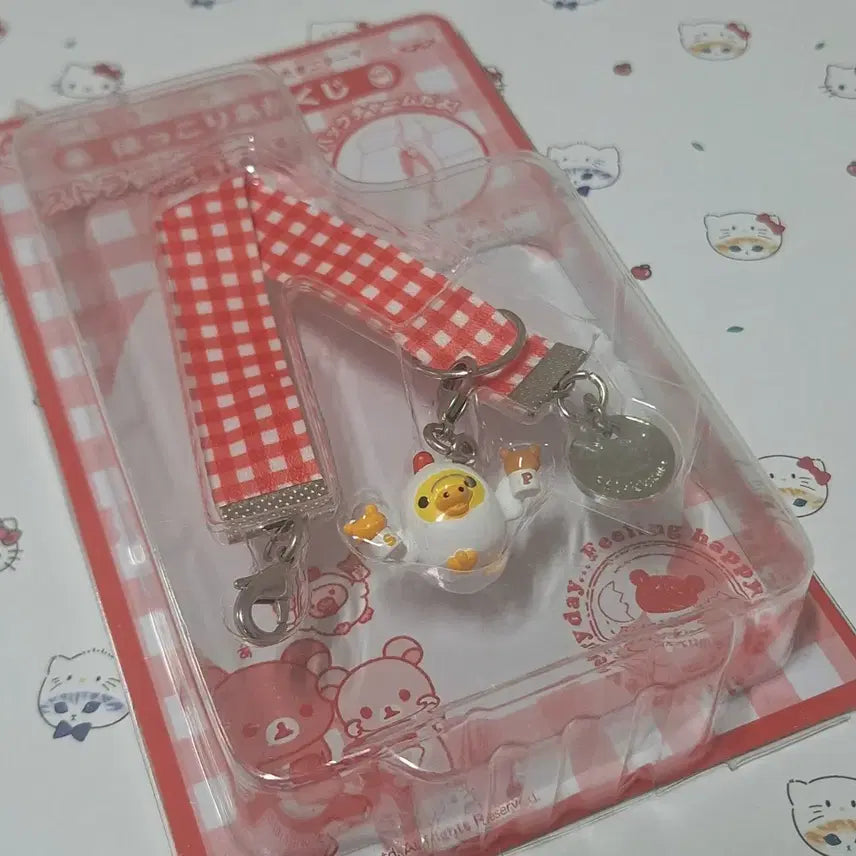 [BUNJANG] San-X Rilakkuma Bag Charm & Bookmark / (고전-희귀)키이리토리 가방키링 겸 북마크