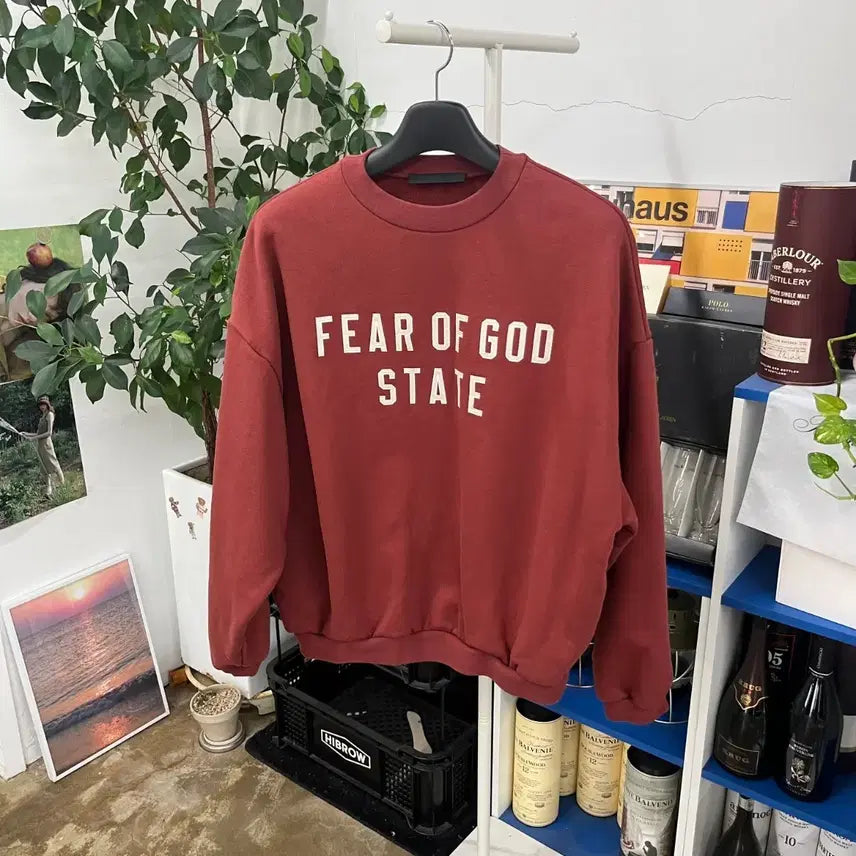 [BUNJANG] Fear of God Essentials Sweatshirt M / 피어오브갓 에센셜 스웻셔츠 M