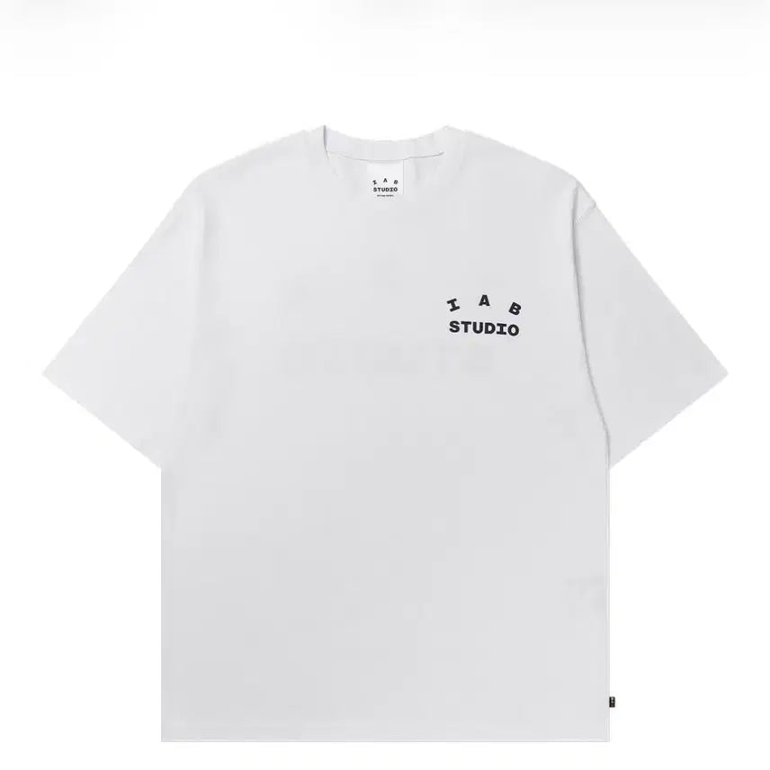 [BUNJANG] IAB Studio Short Sleeve T-Shirt Navy/White / IAB 스튜디오 반팔티 네이비 화이트