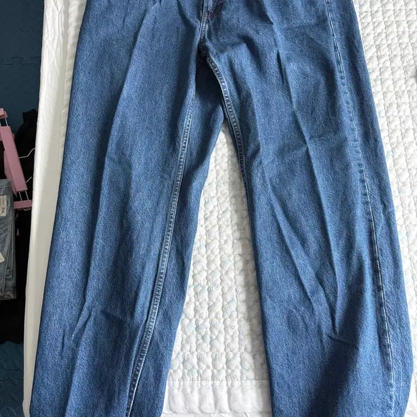 [BUNJANG] Uniqlo JW Anderson Straight Jeans Dark Blue / 유니클로 jw앤더슨 스트레이트진 36 진청