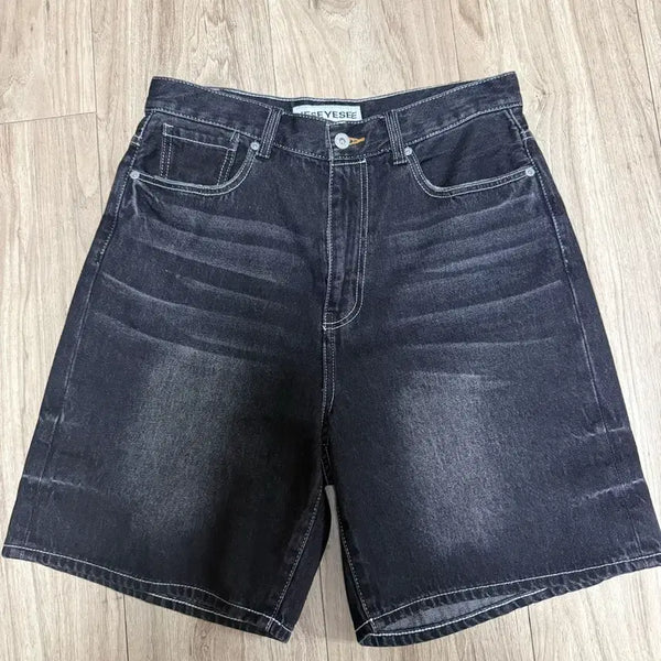 [BUNJANG] YESSEESEO Black Shorts / 예스아이씨 반바지 블랙