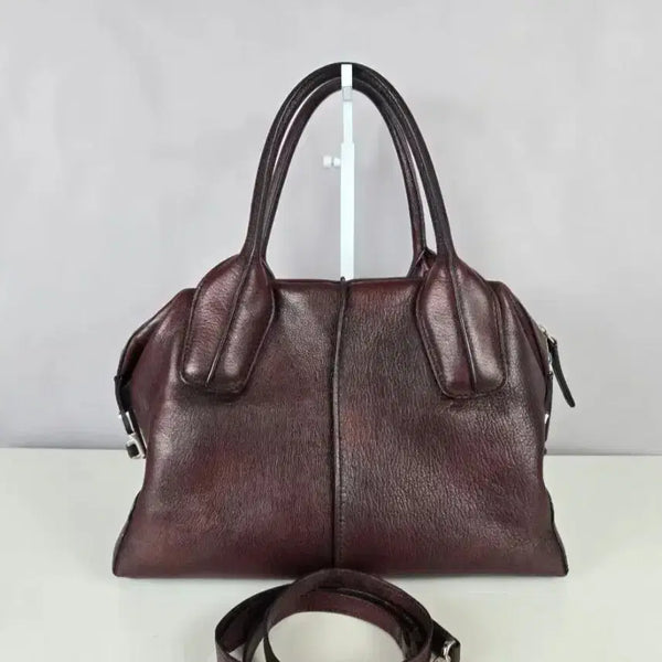 [BUNJANG] TOD'S D styling Bauletto D Bag Medium Tote Bag Brown Leather / TOD'S 토즈 D 스타일링 바울레토 디백 가방 미디움 정품 토트백