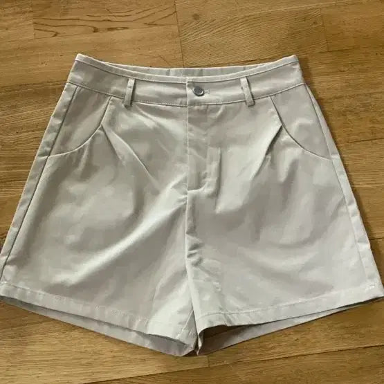 [BUNJANG] Linen A-Line Shorts / 짧은 a라인반바지