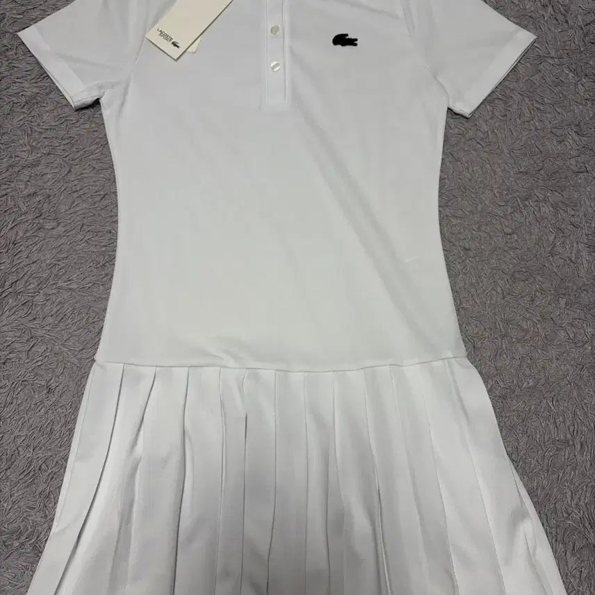 [BUNJANG] Lacoste Women's White Dress Size 34 / (새상품) 라코스테 여성 원피스 34