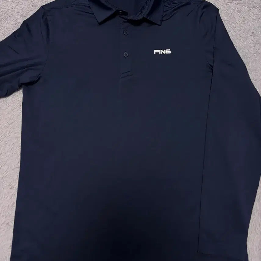 [BUNJANG] Ping Men's Golf Long Sleeve T-Shirt Size 95 / 핑 남성 골프 긴팔티 95