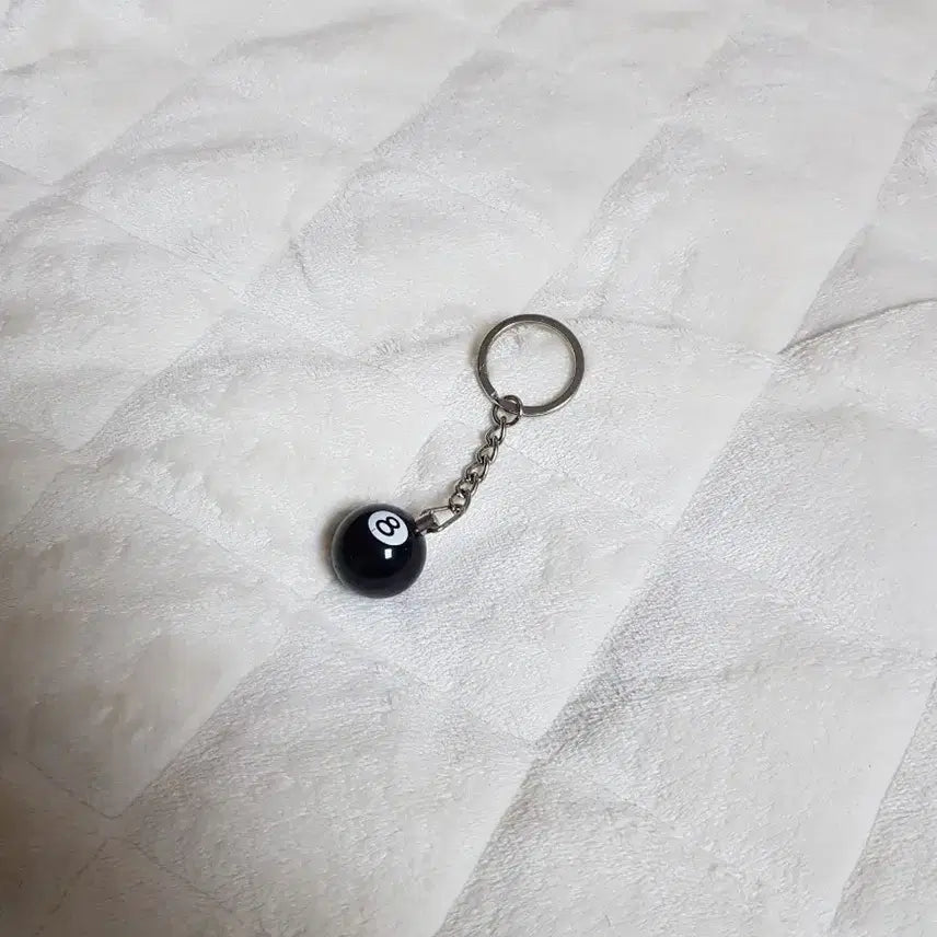 [BUNJANG] Stussy 8 Ball Keychain Black / 스투시 8볼 키체인 키링 블랙