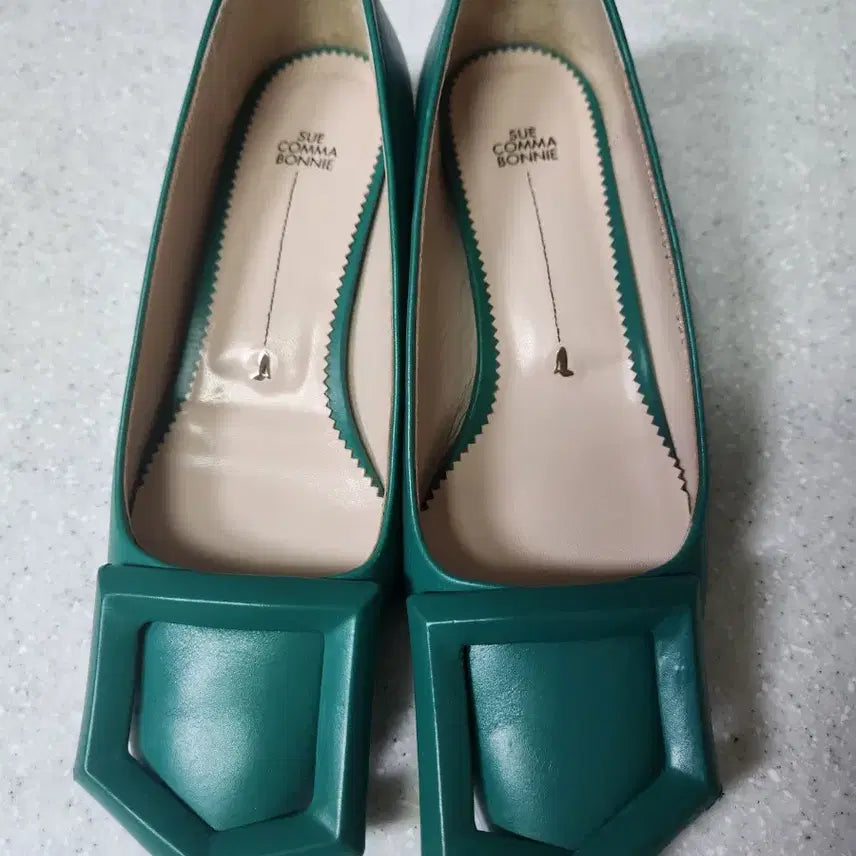 [BUNJANG] SUECOMMA BONNIE Polygon Flat Shoes (380/250) / 슈콤마보니 폴리곤 플랫 380 (250)