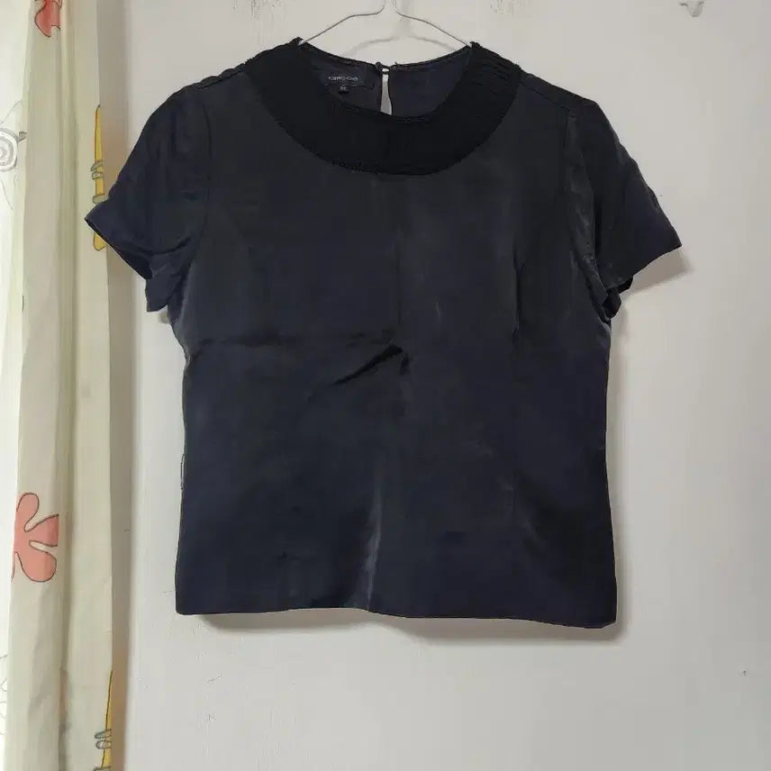 [BUNJANG] Emcee Black Blouse Size 55 / emcee 블랙  블라우스 94(55)