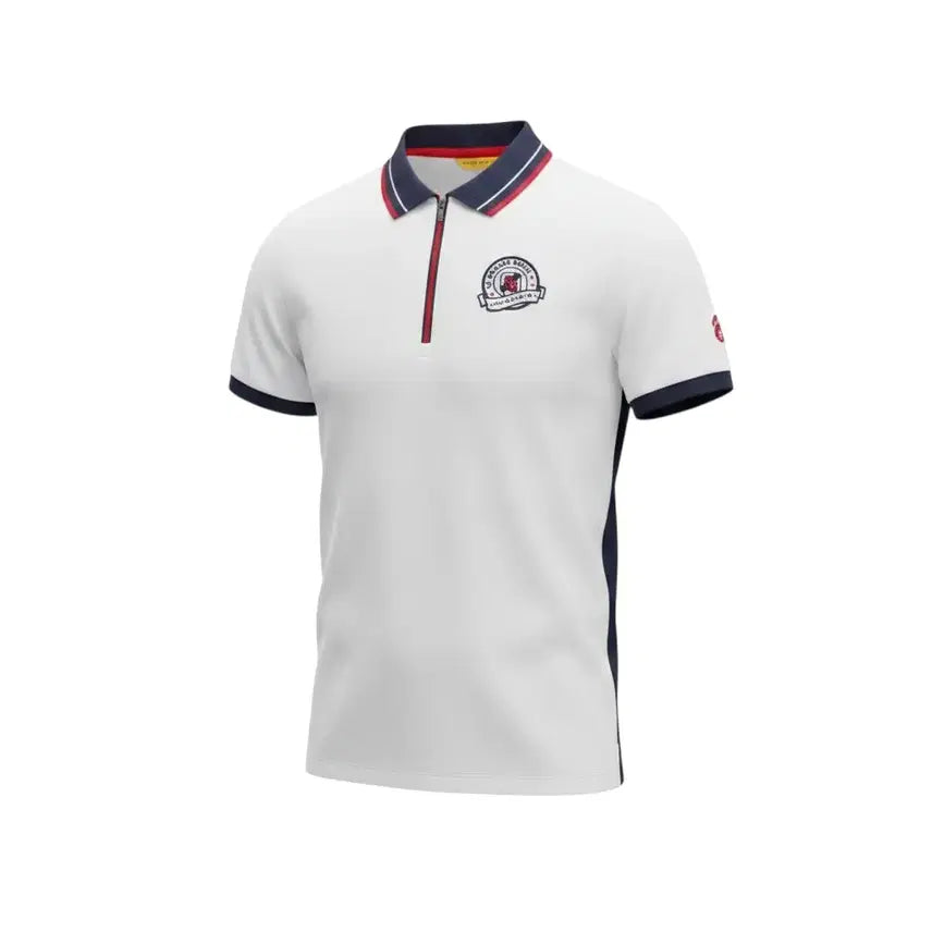[BUNJANG] Louis Castel Women's Color-Block Golf Polo Shirt / 여성90/ 루이까스텔 배색 골프 카라티셔츠