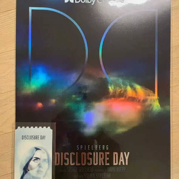 [BUNJANG] Disclosure Day Dolby Cinema Poster + Original Ticket Set / 디스클로저 데이 돌비포스터+오리지널티켓
