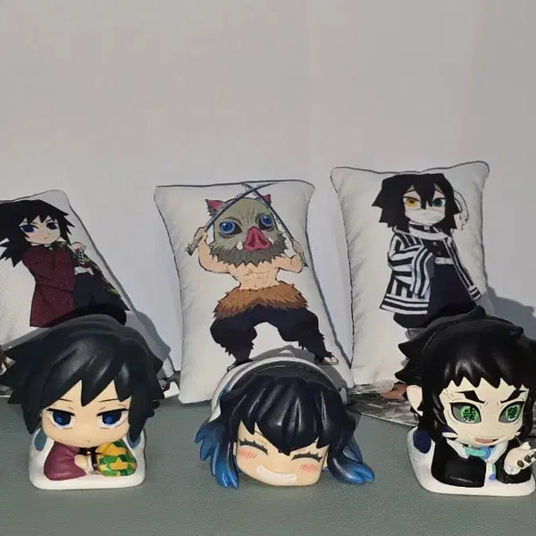 [BUNJANG] Demon Slayer: Kimetsu no Yaiba Onemutan & Cushion Keychain Set / 귀멸의 칼날 오네무탄 및 쿠션 키링 세트 판매