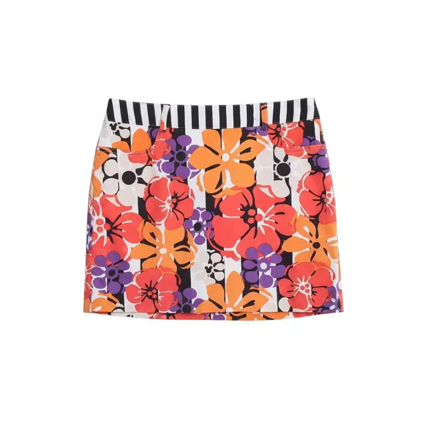 [BUNJANG] Disney Floral Golf Skirt / 여성67/ 디즈니 플로럴 골프스커트