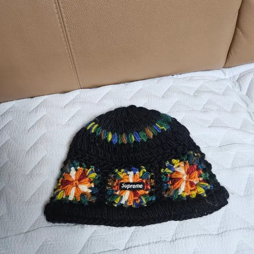 [BUNJANG] Supreme Crochet Beanie Black 25SS / 슈프림 크로셰 비니 블랙 25SS