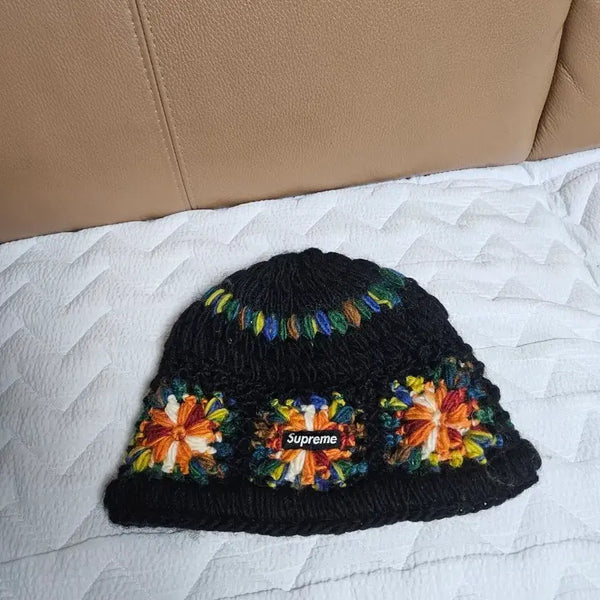 [BUNJANG] Supreme Crochet Beanie Black 25SS / 슈프림 크로셰 비니 블랙 25SS