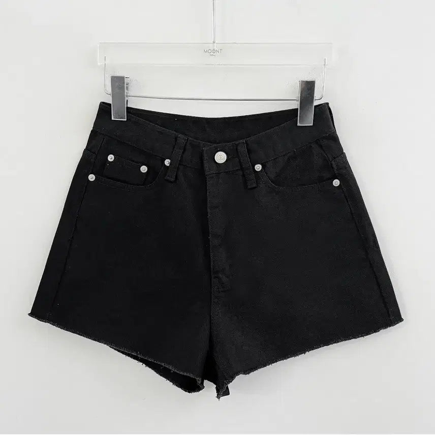 [BUNJANG] Moont Black Denim Short Pants (M) / <moont> 블랙 데님 숏팬츠 M 새상품