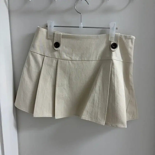 [BUNJANG] Letter From Moon Pleated Skirt S / 미착용) 레터프롬문 플리츠스커트 S