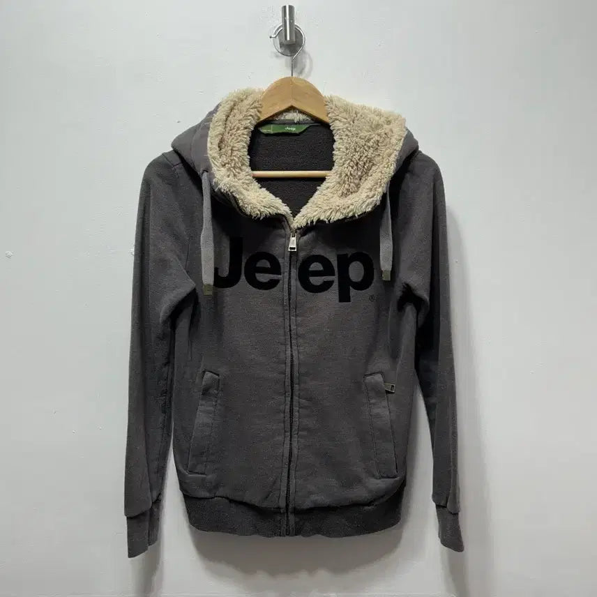 [BUNJANG] Jeep Grey Hoodie Zip-Up Size S / Jeep 후드 집업 그레이 S