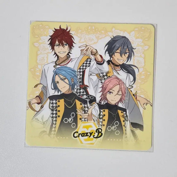 [BUNJANG] Ensemble Stars Crazy:B Rinne Aoi Niki Himukai Yuzuru Kohaku Shinomya Coaster Set / 앙스타 린네 니키 히메루 코하쿠 크레이지비 크비 코스터