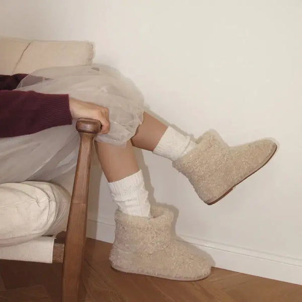 [BUNJANG] NUSS Joel Shearling Fur Boots Size 240 / 누스 조엘 시어링 퍼부츠 240