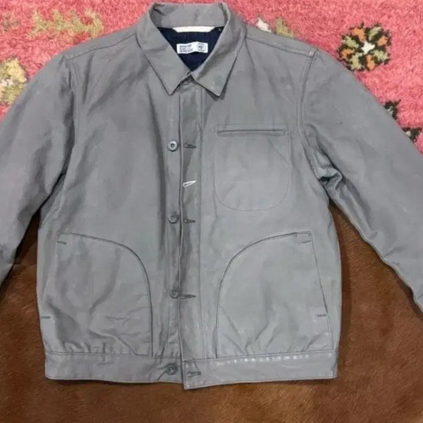 [BUNJANG] Rogue Territory Non-Wax Canvas Jacket - Navy L / 로그테리토리 컨버스 자켓 (논왁스) L사이즈