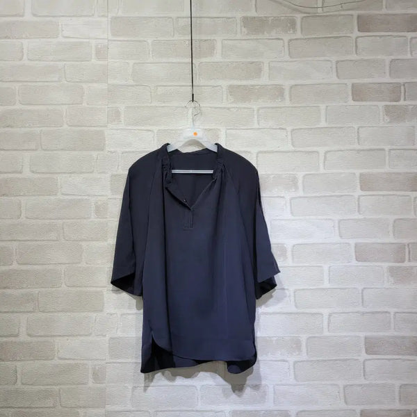 [BUNJANG] Navy Blouse Size 66 / ㅈ156 네이비 블라우스 66