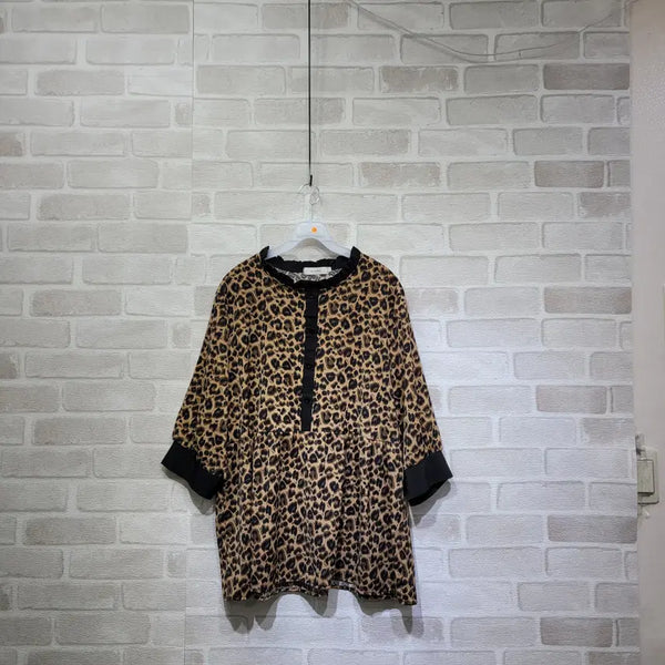 [BUNJANG] Leopard Print Blouse / ㅈ154 레오파드 블라우스 99