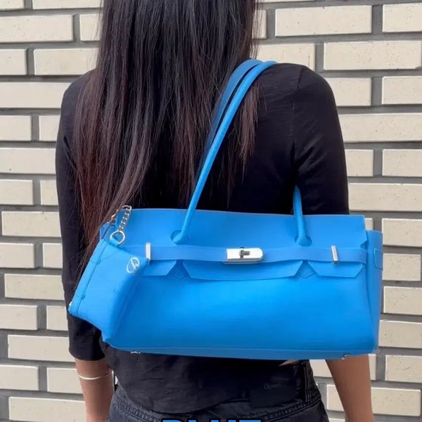 [BUNJANG] Dinet Jelly Bag + Card Wallet Blue / (새상품) 다이닛 젤리백 + 카드지갑 블루