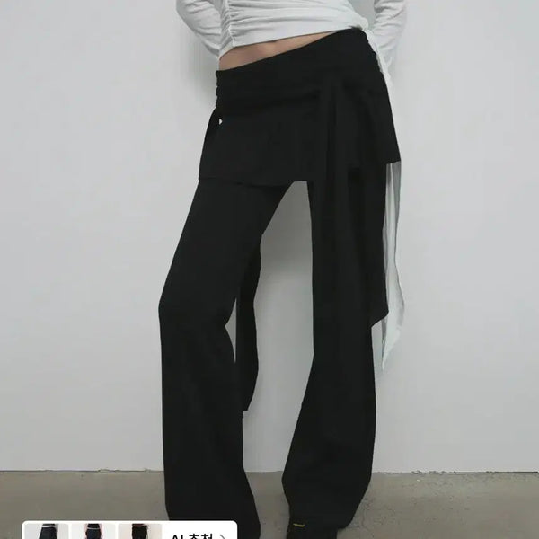 [BUNJANG] Sandrick STRAP SKIRT PANTS / 샌드릭 STRAP SKIRT PANTS
