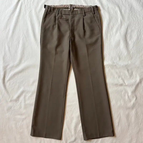 [BUNJANG] 1979 TREVIRA Wool Blend Trousers / [31] 70s 독일 TREVIRA 울폴리 원턱 어저스트 트라우저