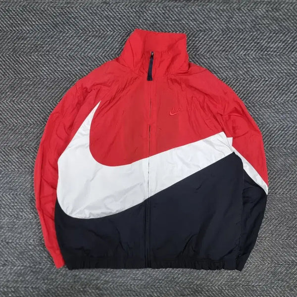 [BUNJANG] Nike Big Swoosh Woven Jacket Red L / 나이키 빅스우시 우븐 자켓 바람막이 레드