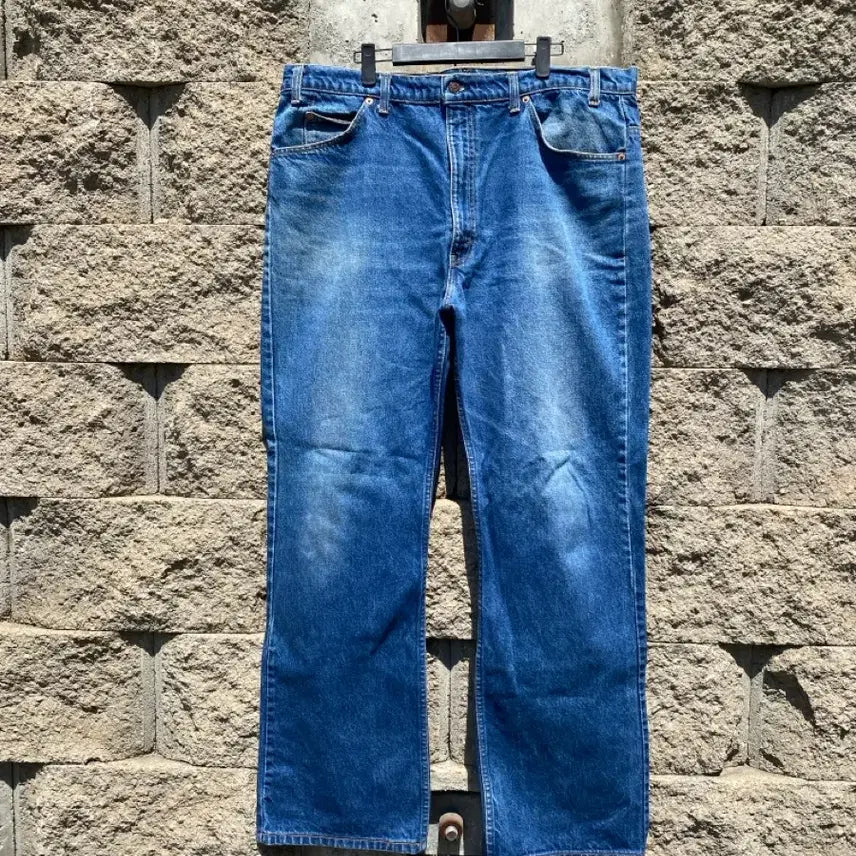 [BUNJANG] Levi's 517 Orange Tab Bootcut Denim Jeans (1993) / 빈티지 리바이스 517 부츠컷 오렌지탭 청바지 40x32